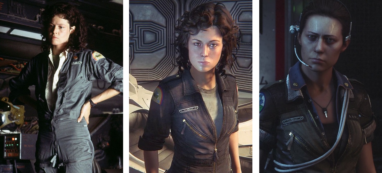 Xenomorph, Amanda Ripley in Jumpsuit, Amanda Ripley in Compression Suit  from Alien Isolation by NECA - Dan's Dinosaurs
