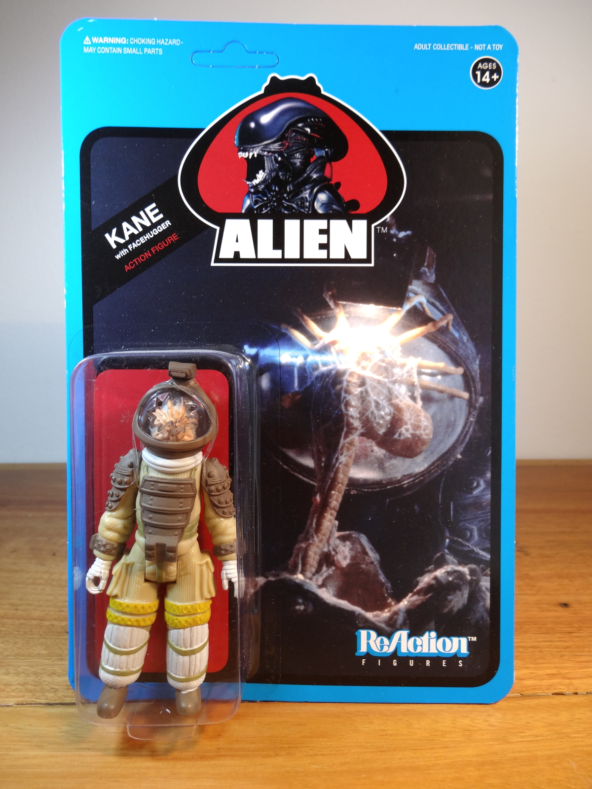 Super7 Reaction Damaged The Alien Bloody Blue Card Action Figure for sale online 